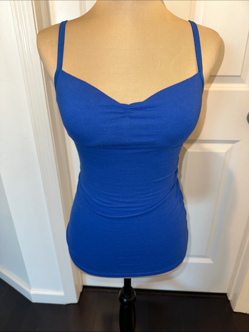 Radiant Blue Women's Tank Top with Built in Support. NWT